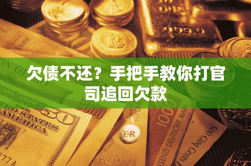 武汉欠债不还？手把手教你打官司追回欠款