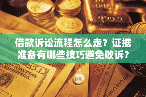 武汉借款诉讼流程怎么走？证据准备有哪些技巧避免败诉？