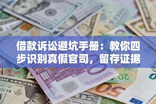 武汉借款诉讼避坑手册：教你四步识别真假官司，留存证据不踩雷