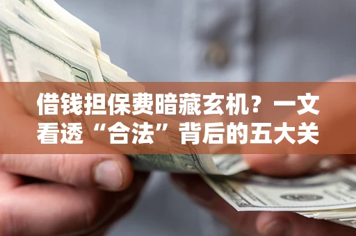 武汉借钱担保费暗藏玄机？一文看透“合法”背后的五大关键陷阱