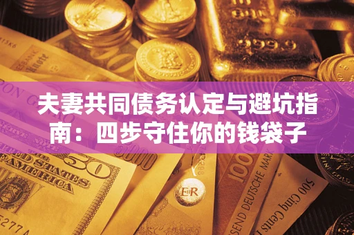 武汉夫妻共同债务认定与避坑指南：四步守住你的钱袋子