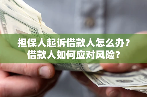 武汉担保人起诉借款人怎么办？借款人如何应对风险？