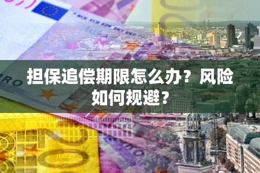 武汉担保追偿期限怎么办？风险如何规避？