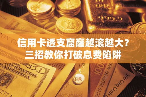 武汉信用卡透支窟窿越滚越大？三招教你打破息费陷阱