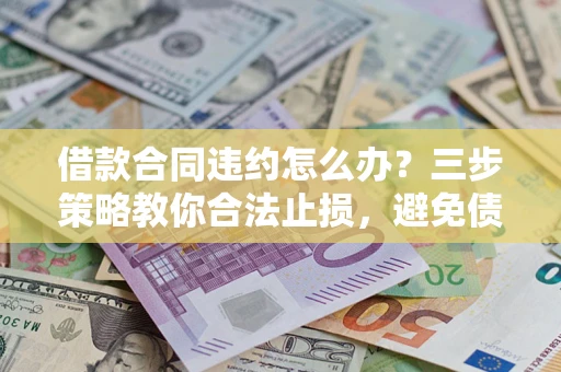 武汉借款合同违约怎么办？三步策略教你合法止损，避免债务危机升级