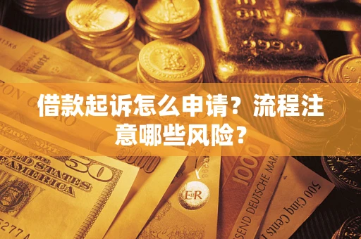 武汉借款起诉怎么申请？流程注意哪些风险？